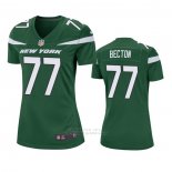 Camiseta NFL Game Mujer New York Jets Mekhi Becton Verde
