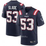 Camiseta NFL Game New England Patriots Chris Slade Retired Azul