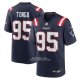 Camiseta NFL Game New England Patriots Khyiris Tonga Azul