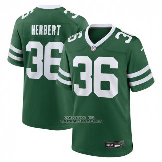 Camiseta NFL Game New York Jets Khalil Herbert Legacy Verde