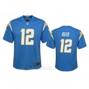 Camiseta NFL Game Nino Los Angeles Chargers Joe Reed 2020 Azul