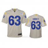 Camiseta NFL Game Nino Los Angeles Rams Austin Corbett 2020 Marfil