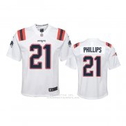 Camiseta NFL Game Nino New England Patriots Adrian Phillips 2020 Blanco