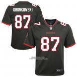 Camiseta NFL Game Nino Tampa Bay Buccaneers Rob Gronkowski Alterno Gris