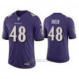 Camiseta NFL Game Patrick Queen Baltimore Ravens 2020 Vapor Violeta