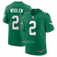 Camiseta NFL Game Philadelphia Eagles Tariq Woolen Alterno Verde