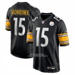 Camiseta NFL Game Pittsburgh Steelers Ben Skowronek Negro