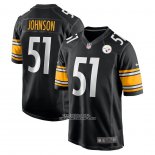 Camiseta NFL Game Pittsburgh Steelers Buddy Johnson Negro