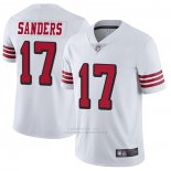 Camiseta NFL Game San Francisco 49ers 17 Emmanuel Sanders Blanco