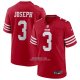 Camiseta NFL Game San Francisco 49ers Greg Joseph Rojo