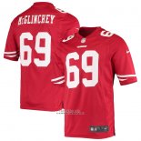Camiseta NFL Game San Francisco 49ers Mike Mcglinchey 69 Rojo