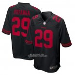 Camiseta NFL Game San Francisco 49ers Talanoa Hufanga Negro
