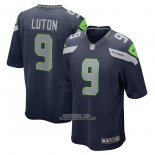 Camiseta NFL Game Seattle Seahawks Jake Luton Azul