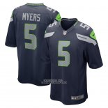 Camiseta NFL Game Seattle Seahawks Jason Myers Azul