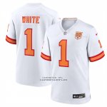Camiseta NFL Game Tampa Bay Buccaneers Rachaad White 50th Season Blanco