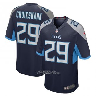 Camiseta NFL Game Tennessee Titans Dane Cruikshank Azul