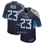 Camiseta NFL Game Tennessee Titans John Reid Primera Azul