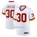 Camiseta NFL Game Washington Commanders Austin Ekeler Super Bowl Era Blanco