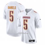 Camiseta NFL Game Washington Commanders Jayden Daniels Blanco