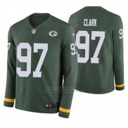 Camiseta NFL Hombre Green Bay Packers Kenny Clark Verde Therma Manga Larga