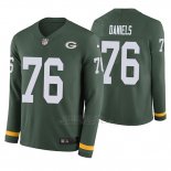 Camiseta NFL Hombre Green Bay Packers Mike Daniels Verde Therma Manga Larga