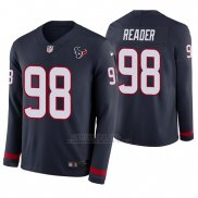 Camiseta NFL Hombre Houston Texans Dj Reader Azul Therma Manga Larga