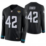 Camiseta NFL Hombre Jacksonville Jaguars Barry Church Negro Therma Manga Larga