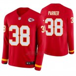 Camiseta NFL Hombre Kansas City Chiefs Ron Parker Rojo Therma Manga Larga