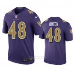 Camiseta NFL Legend Baltimore Ravens Patrick Queen Violeta Color Rush
