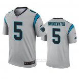 Camiseta NFL Legend Carolina Panthers Teddy Bridgewater Inverted Gris
