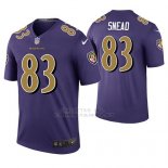 Camiseta NFL Legend Hombre Baltimore Ravens Willie Snead Violeta Color Rush Camiseta NFL Legend Hombre Baltimore Ravens Willie Snead Violeta Color Rush