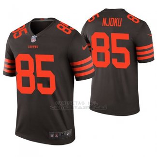 Camiseta NFL Legend Hombre Cleveland Browns David Njoku Marron Color Rush