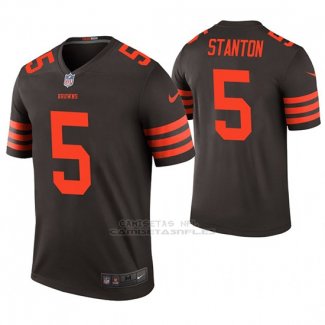 Camiseta NFL Legend Hombre Cleveland Browns Drew Stanton Marron Color Rush