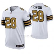 Camiseta NFL Legend Hombre New Orleans Saints Christian Campbell Blanco Color Rush
