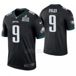 Camiseta NFL Legend Hombre Philadelphia Eagles Nick Foles Negro Super Bowl Lii Champions Color Rush