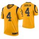Camiseta NFL Legend Hombre St Louis Rams Greg Zuerlein Oro Color Rush