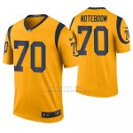 Camiseta NFL Legend Hombre St Louis Rams Joseph Noteboom Oro Color Rush