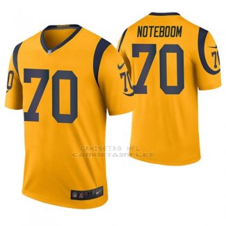Camiseta NFL Legend Hombre St Louis Rams Joseph Noteboom Oro Color Rush