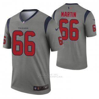 Camiseta NFL Legend Houston Texans Nick Martin Inverted Gris