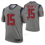 Camiseta NFL Legend Houston Texans Will Fuller V Inverted Gris