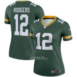 Camiseta NFL Legend Mujer Green Bay Packers Aaron Rodgers Verde