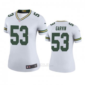 Camiseta NFL Legend Mujer Green Bay Packers Jonathan Garvin Blanco Color Rush