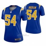 Camiseta NFL Legend Mujer Los Angeles Chargers 54 Melvin Ingram 2nd Alterno Azul
