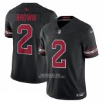 Camiseta NFL Limited Arizona Cardinals Marquise Brown Vapor F.U.S.E. Negro