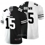 Camiseta NFL Limited Baltimore Ravens Brown White Black Split