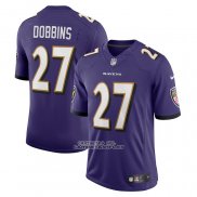 Camiseta NFL Limited Baltimore Ravens J.K. Dobbins Vapor Violeta