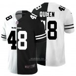 Camiseta NFL Limited Baltimore Ravens Queen White Black Split