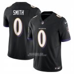 Camiseta NFL Limited Baltimore Ravens Roquan Smith Alterno Vapor F.U.S.E. Negro