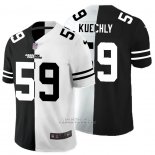 Camiseta NFL Limited Carolina Panthers Kuechly Black White Split