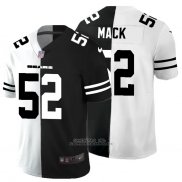 Camiseta NFL Limited Chicago Bears Mack White Black Split